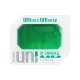 Унисекс-стимулятор Tenga UNI Emerald, зелёный, с геометрическим рельефом, с лубрикантом в комплекте