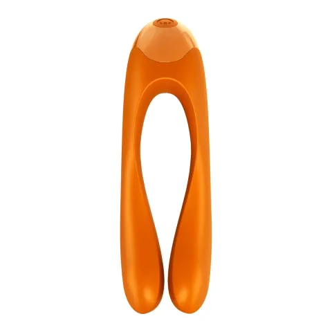 Вібратор на палець Satisfyer Candy Cane Orange