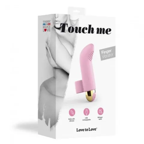 Вибратор на палец Love To Love TOUCH ME ROSE, перезаряжаемый, с мощным мотором