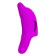 Вибратор-насадка на палец — Pretty Love Delphini Fingering Vibrator Purple