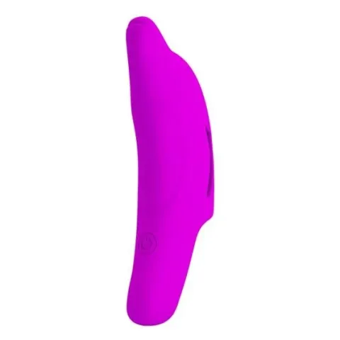 Вибратор-насадка на палец — Pretty Love Delphini Fingering Vibrator Purple