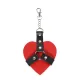 Брелок на карабине для ключей Art of Sex Chained Heart, красный