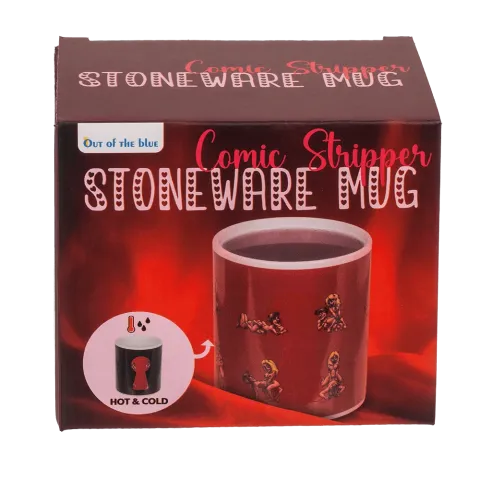 Чашка з термоефектом - Stoneware Mug Comic Stripper, 300 мл