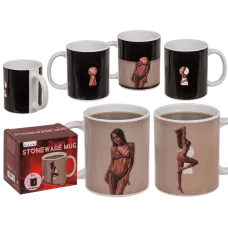 Чашка з термоефектом - Stoneware Mug Stripper Girl, 300 мл