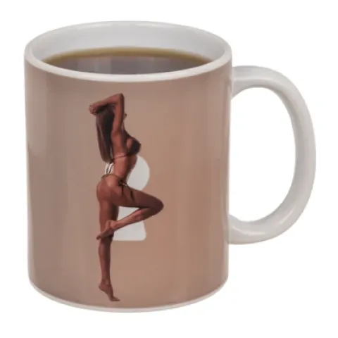 Чашка з термоефектом - Stoneware Mug Stripper Girl, 300 мл