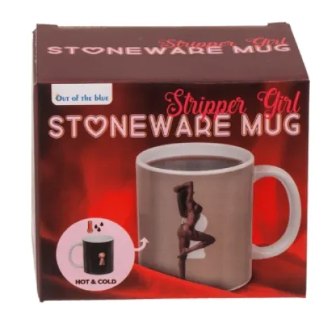 Чашка з термоефектом - Stoneware Mug Stripper Girl, 300 мл