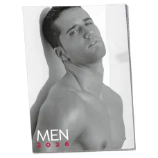 Календар ORION PIN-UP Calendar Soft Men 2026, чорно-білий
