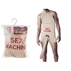 Кухонний фартух з плюшевим пенісом 52 см Sex Machine