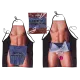 Кухонный фартук с плюшевым пенисом Kitchen Apron Men Body