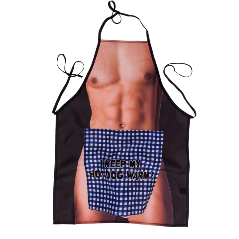 Кухонный фартук с плюшевым пенисом Kitchen Apron Men Body