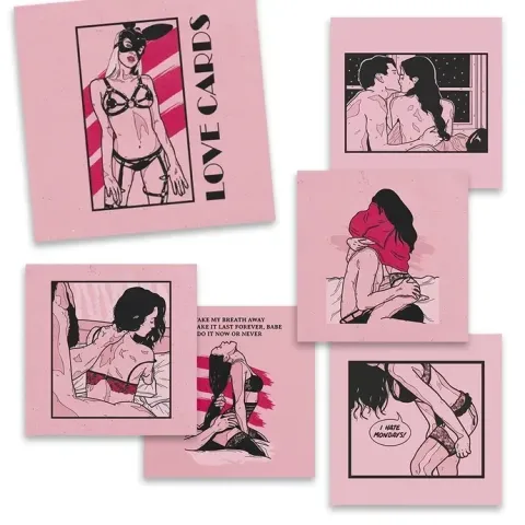 Открытки для влюблённых LOVE CARDS, 20 штук в наборе