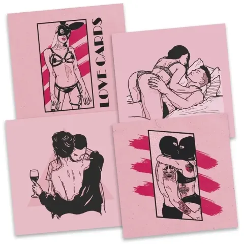 Открытки для влюблённых LOVE CARDS, 20 штук в наборе