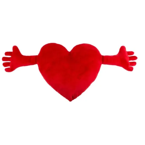 Мягкая игрушка в форме сердца — Red Plush Heart With Arms, 70 см