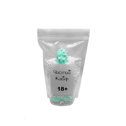 Мило у формі пеніса Чистий Кайф Turquoise size L, крафтове мило-член, натуральне
