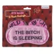 Плюшеві наручники та маска для очей - Wild Bitch Pink