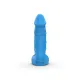 Свеча в форме члена — Pure Bliss Coco Splash Blue, 18 см