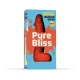 Свеча в форме члена — Pure Bliss 15 см, оранжевая
