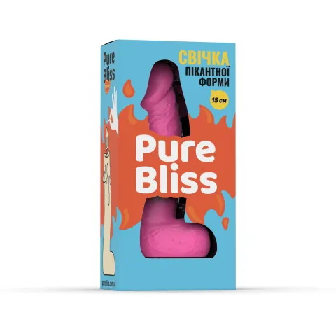 Свічка член - Pure Bliss 15 см Pink