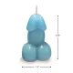 Свічка - Edens Candle Vanilla Scented Penis, блакитна