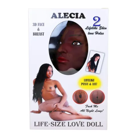 Надувна лялька - Alecia 3D Vibrating