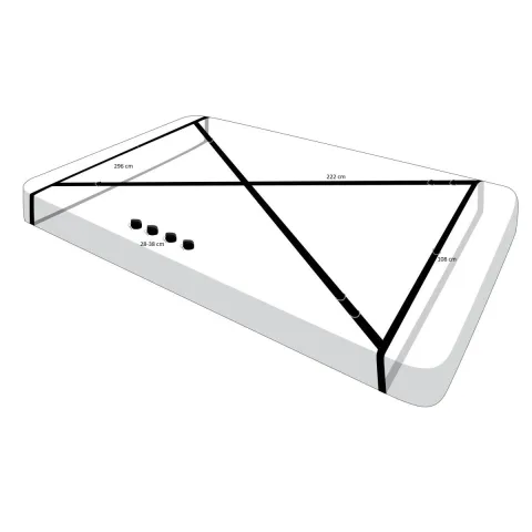 Набор креплений для кровати Bed Stretch Master Series с интерлейсом