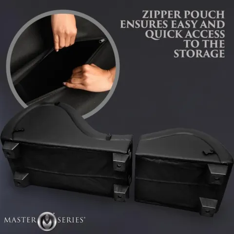 Секс-крісло с подушками Master Series Kinky Sex Lounge with Cushions - Black