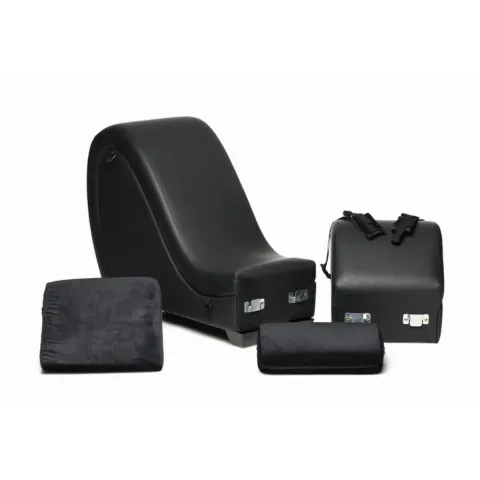 Секс-крісло с подушками Master Series Kinky Sex Lounge with Cushions - Black