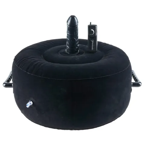 Надувна подушка з вібратором - FFS Inflatable Hot Seat Black