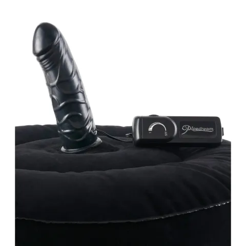 Надувна подушка з вібратором - FFS Inflatable Hot Seat Black