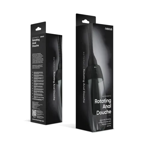 Автоматичний анальний душ Nexus Rotating Anal Douche, обертання на 360°, пульт ДК