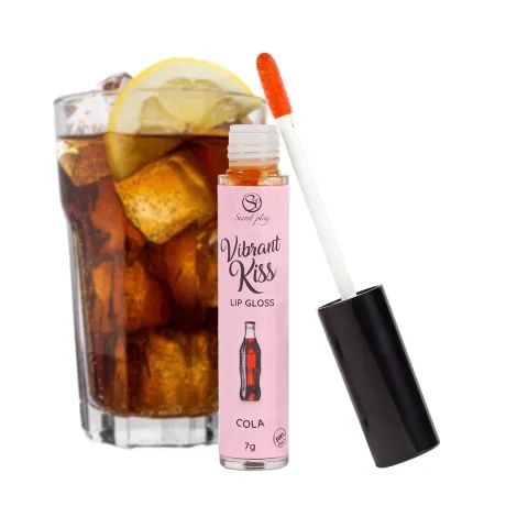 Блеск для губ с эффектом вибрации — Secret Play Coke Lip Gloss Vibrant Kiss