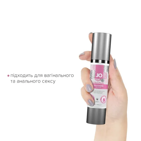 Гель для сужения влагалища JO Vaginal Tightening Serum (50 мл) с охлаждающе-вибрирующим эффектом.
