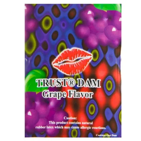 Латексная серветка Latex Dental Dams Grape, 1 шт.