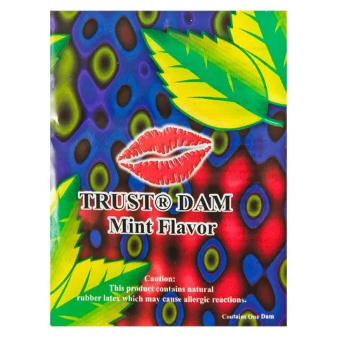 Латексная серветка Latex Dental Dams Mint, 1 шт.