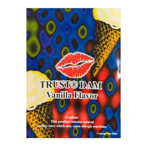 Латексная серветка Latex Dental Dams с ароматом ванили, 1 шт.
