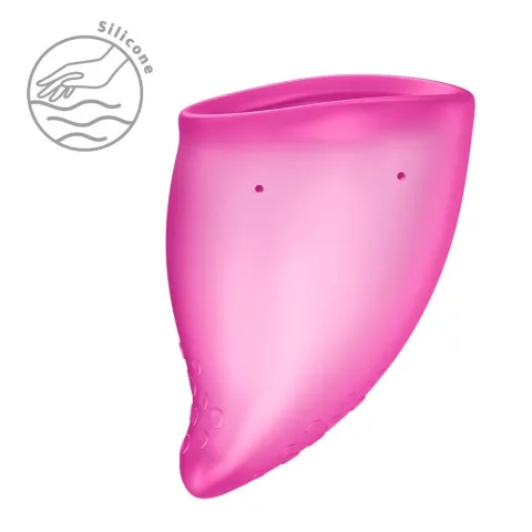Менструальная чаша Fun Factory FUN CUP SIZE B Magenta, многоразовая, диаметр 4,3 см, объём 30 мл