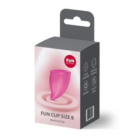 Менструальная чаша Fun Factory FUN CUP SIZE B Magenta, многоразовая, диаметр 4,3 см, объём 30 мл