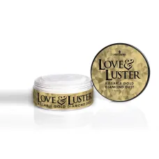 Сверкающая пудра для тела Sensuva — Love & Luster Kissable Gold Diamond Dust (18 г) — съедобная