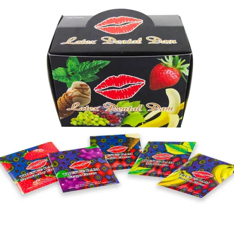 Набор латексных салфеток Latex Dental Dams Assorted, 100 шт.