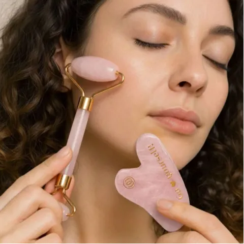 Набір масажерів гуаша Womanizer Gua Sha Set, ролер та скребок