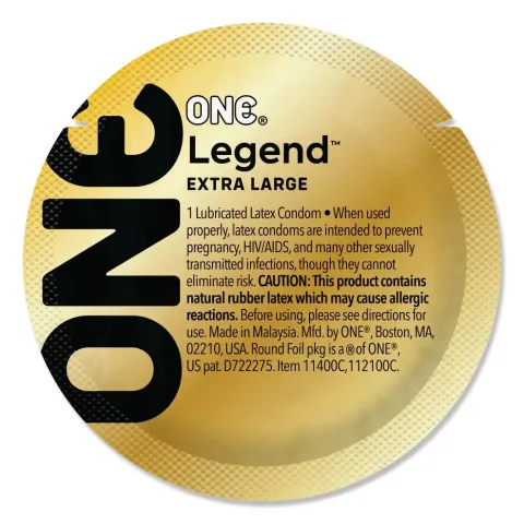 Набор презервативов ONE Legend XL, 100 шт., увеличенный размер, расширенная часть на конце, упаковка-тубус