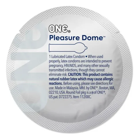 Набор презервативов ONE Pleasure Dome, 100 шт., гладкие, с расширенной головкой, упаковка-тубус
