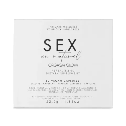 Натуральная пищевая добавка для повышения либидо Bijoux Indiscrets Sex au Naturel — Orgasm Glow