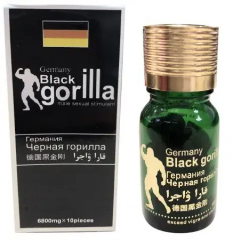 Пігулки Black Gorilla (Чорна Горила), 10 пігулок