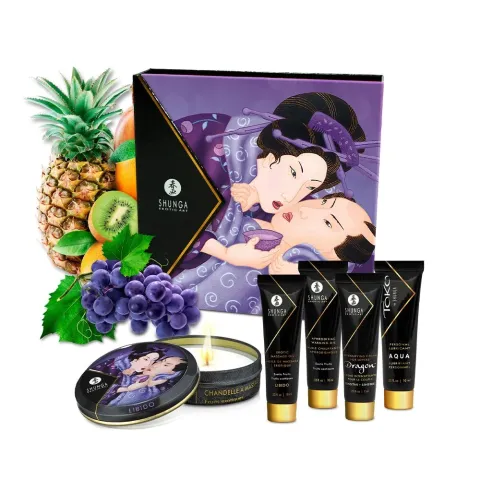 Подарочный набор Shunga Geishas Secrets – Exotic Fruits для роскошной ночи вдвоём