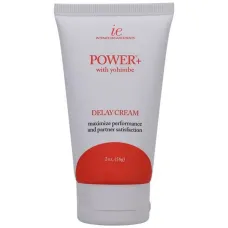 Потужний крем-пролонгатор Doc Johnson Power+with Yohimbe Delay Cream, екстракт Йохимбе, 56 г