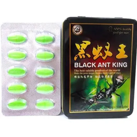 Препарат Black Ant King (Чёрный муравей), 10 таблеток