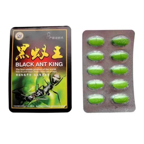Препарат Black Ant King (Чёрный муравей), 10 таблеток