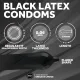 Презерватив - EXS Black Latex Condom, 1 шт.