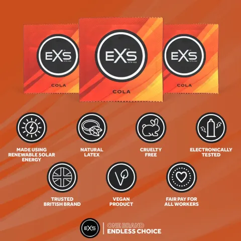 Презерватив — EXS Cola Flavour Condom, 1 шт.